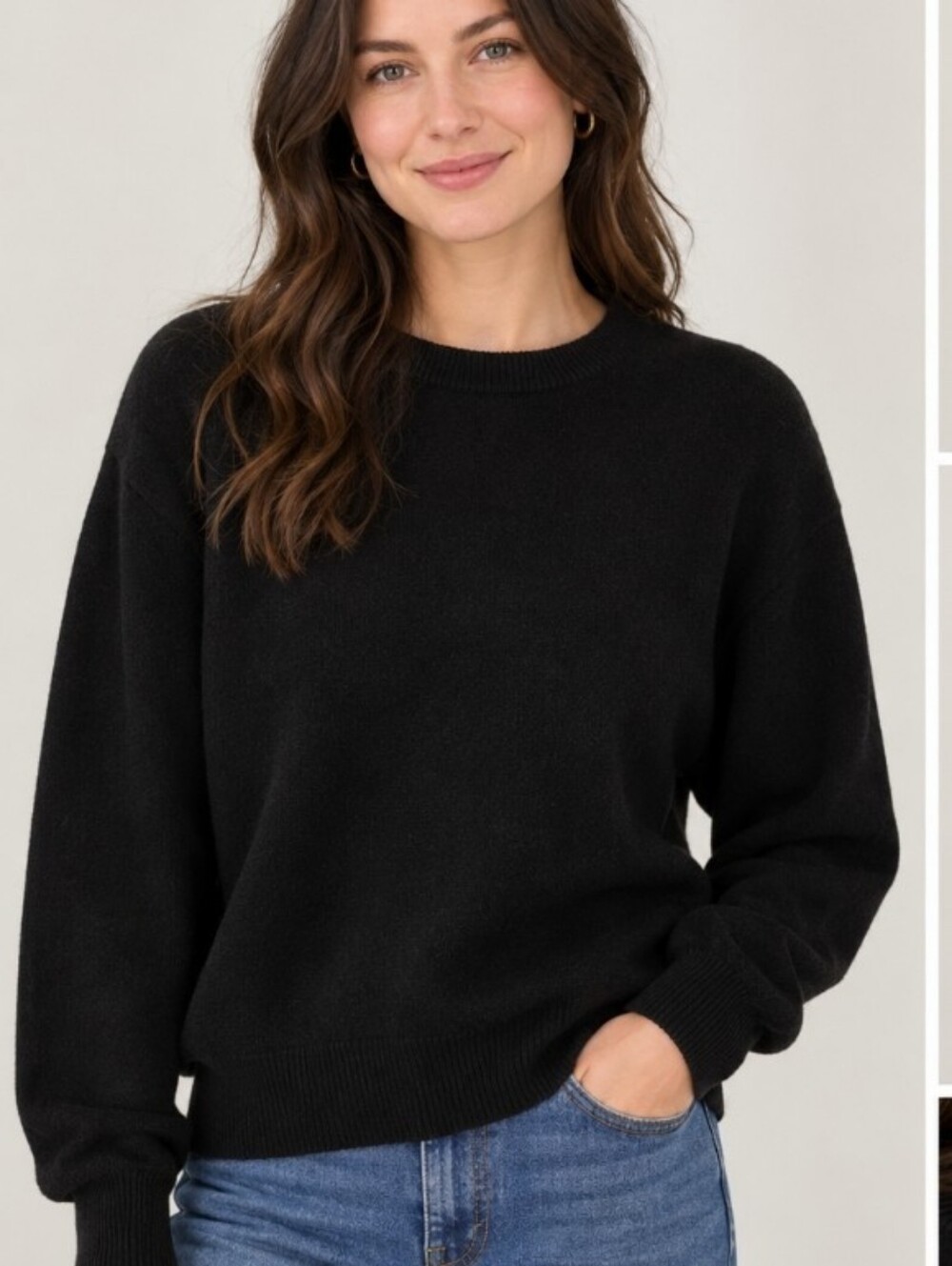 Wilfred Black Sweater Size M